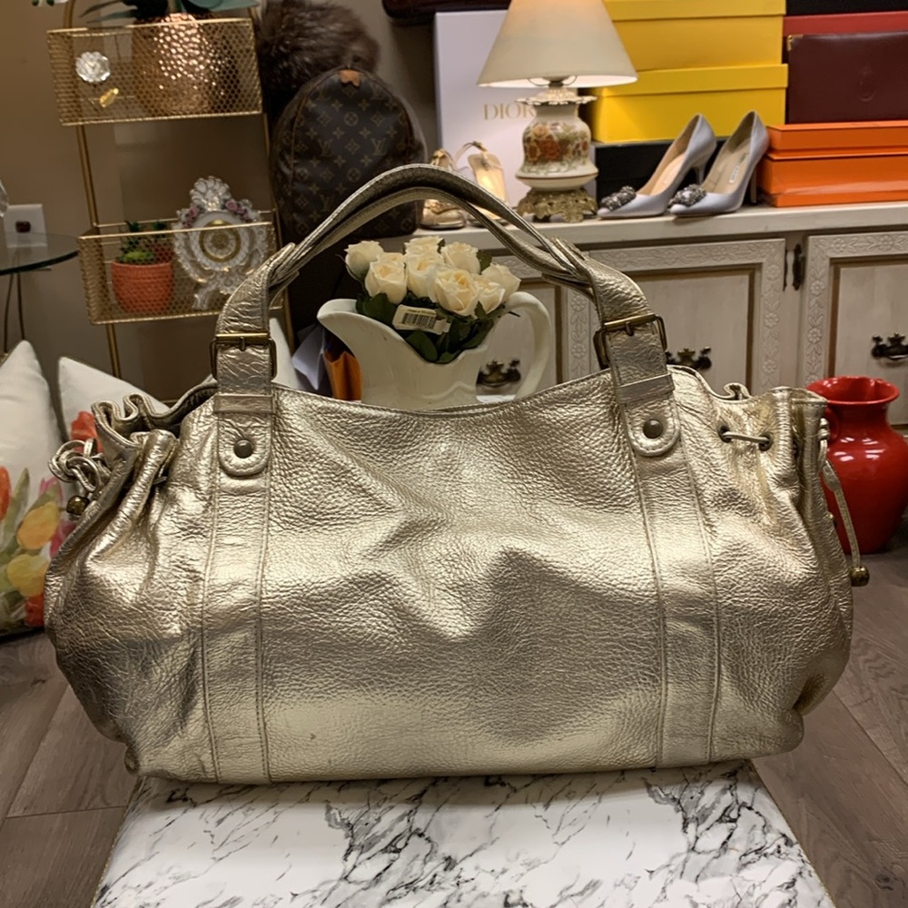 Gerard Darel Gold Shoulder Bag